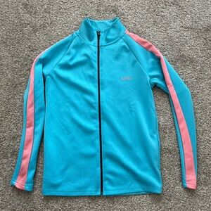 Man Active pink and blue track jacket xs